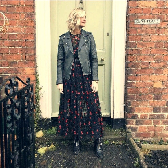 🌹NWT Zara Oversized Dress W Floral Embroidery🌹 - Picture 13 of 16